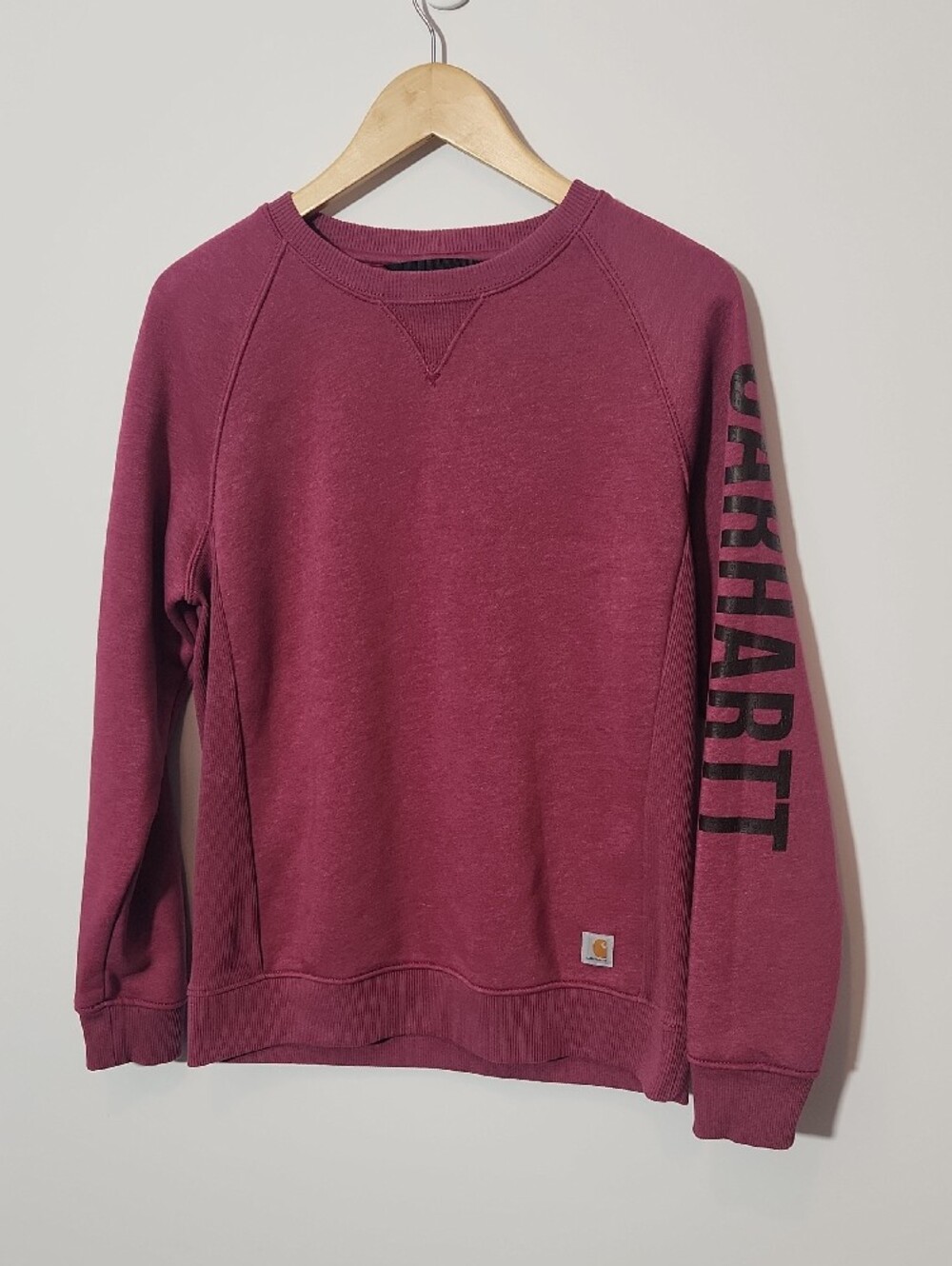 Carhartt Relaxed Fit Midweight Crewneck Block Logo Sleeve Graphic Sweatshirt - Picture 4 of 10